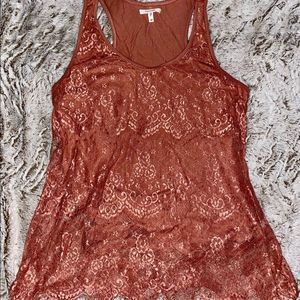 Maurice’s Lace Overlay Blouse Size Medium